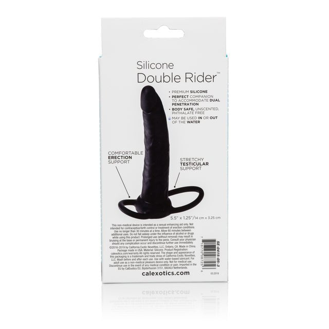 Silicone Double Rider™ - Black | Shop Lowest Prices at fonlove.shop
