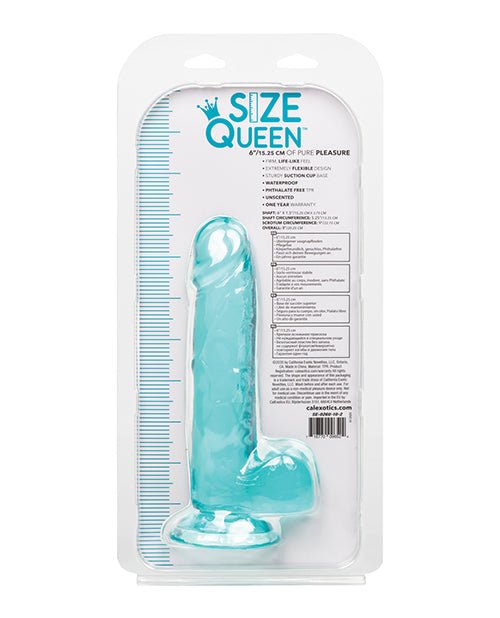 Size Queen 6" Dildo - Blue | Shop Lowest Prices at fonlove.shop