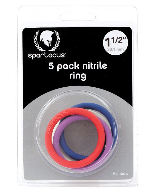 Spartacus 1.5" Nitrile Cock Ring Set | Shop Lowest Prices at fonlove.shop