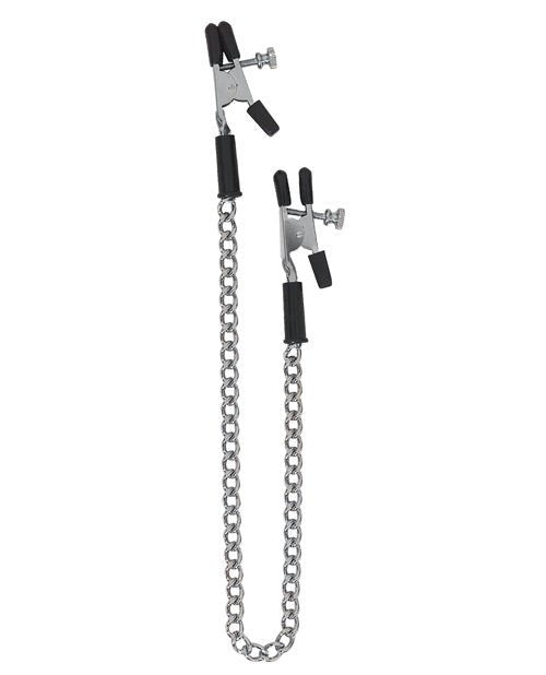 Spartacus Adjustable Alligator Nipple Clamps W/link Chain | Shop Lowest Prices at fonlove.shop
