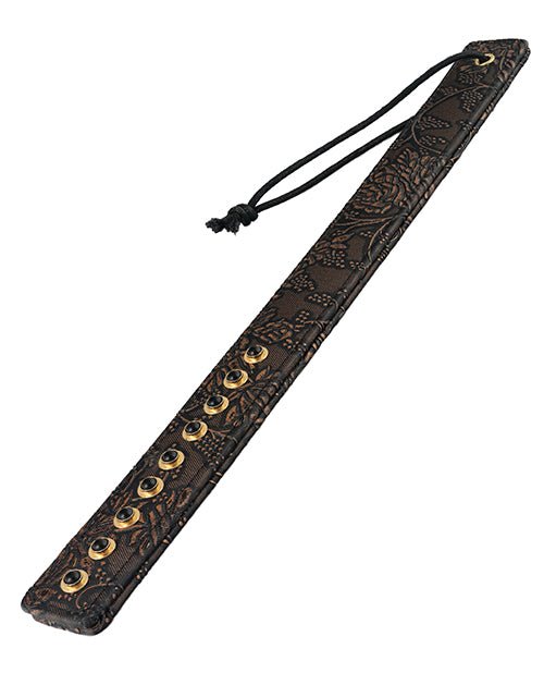 Spartacus Paddle W/gems - Brown Floral Print | Shop Lowest Prices at fonlove.shop