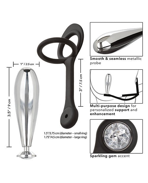 Star Fucker Glider Gem Plug W/silicone Enhancer - Black | Shop Lowest Prices at fonlove.shop