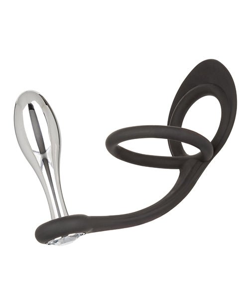 Star Fucker Teardrop Gem Plug W/silicone Enhancer - Black | Shop Lowest Prices at fonlove.shop