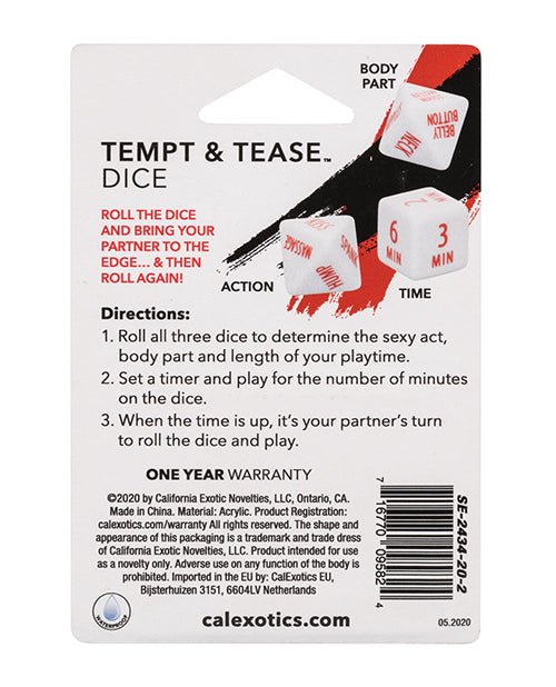 Tempt & Tease Dice | Shop Lowest Prices at fonlove.shop