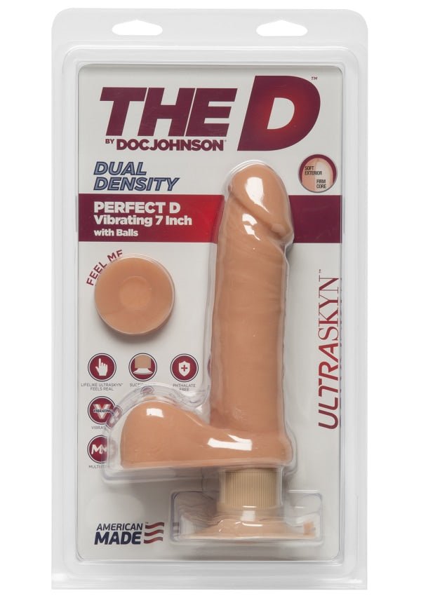The D 7" Perfect D Vibrating w/ Balls | Shop Lowest Prices at fonlove.shop