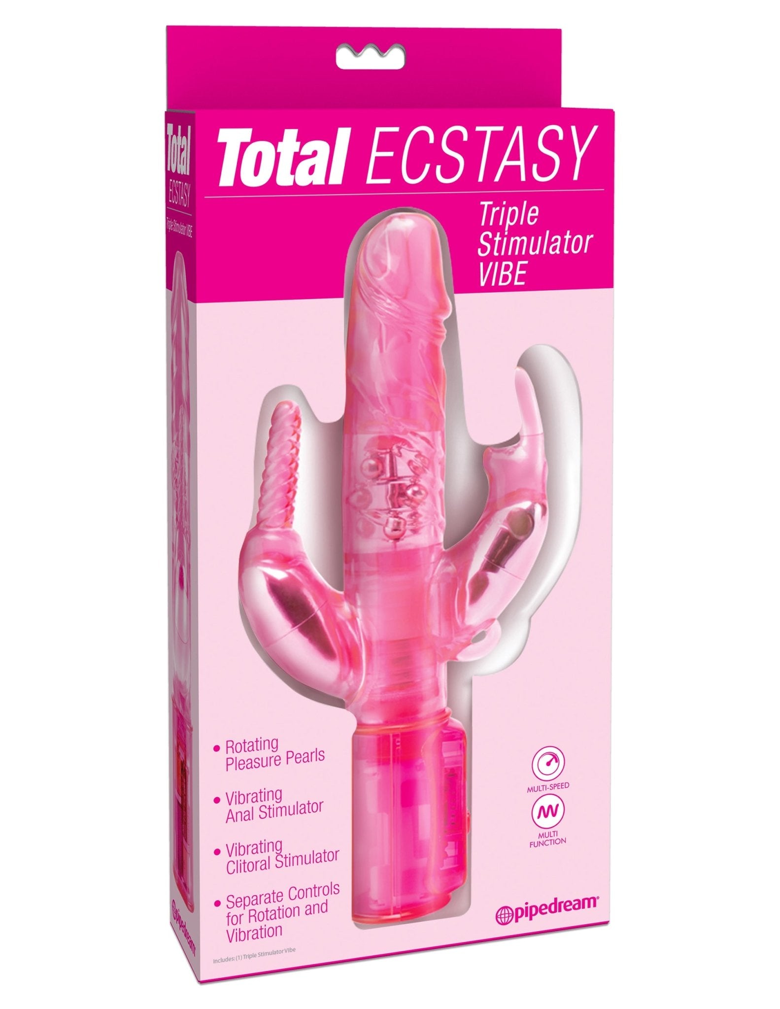 Total Ecstasy Triple Stimulator Vibe | Shop Lowest Prices at fonlove.shop