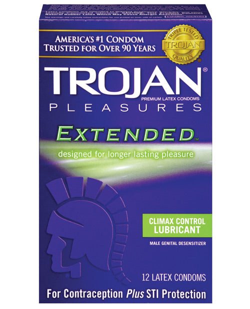 Trojan Extended Pleasure Condoms | Shop Lowest Prices at fonlove.shop