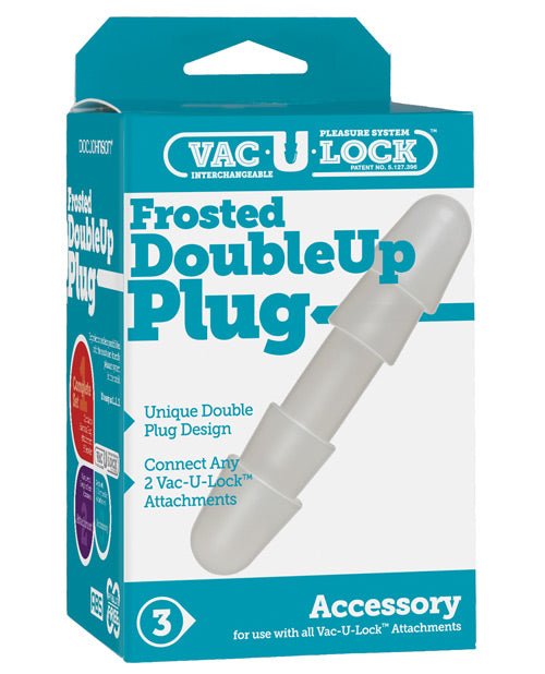 Vac - u - lock Double Up Plug - White | Shop Lowest Prices at fonlove.shop