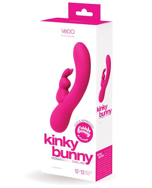Vedo Kinky Bunny Plus Rechargeable Dual Vibe | Shop Lowest Prices at fonlove.shop