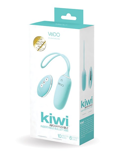 Vedo Kiwi Rechargeable Insertable Bullet - Tease Me Turquoise | Shop Lowest Prices at fonlove.shop