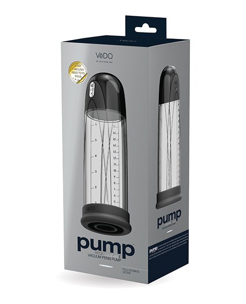 Vedo Pump Rechargeable Vacuum Penis Pump - Just Black | Shop Lowest Prices at fonlove.shop