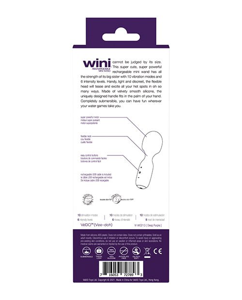 Vedo Wini Rechargeable Mini Wand | Shop Lowest Prices at fonlove.shop