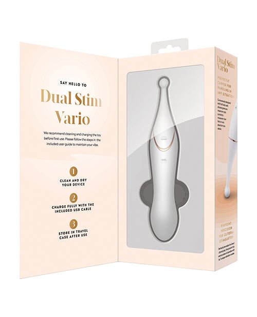 Xgen Bodywand Dual Stim Vario - White | Shop Lowest Prices at fonlove.shop
